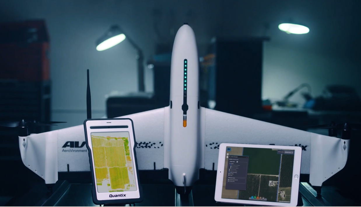 Quantix UAV for scanning fields